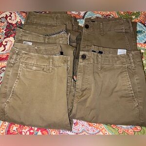 Lot of 5 American Eagle Flex Original Bootcut Lived In Khakis 30x36